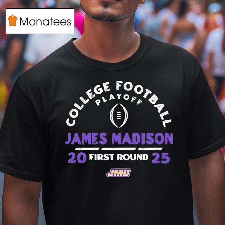 College Football Playoff First Round James Madison Dukes T Shirt College Football Playoff First Round James Madison Dukes T Shirt