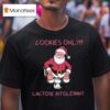 Cookies Only Santa Toilet Lactose Intolerant Christmas T Shirt