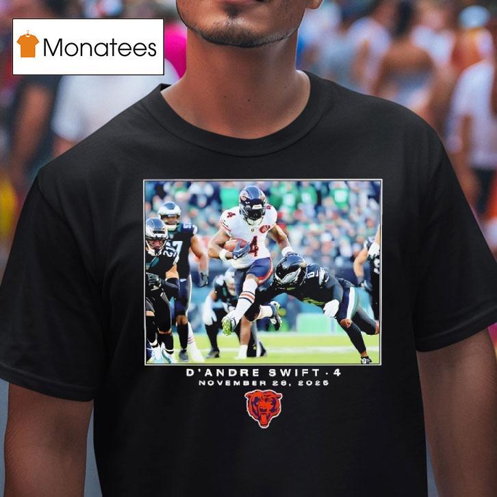 D Andre Swift Chicago Bears Nfl Flash Features Week Big And Tall T Shirt D Andre Swift Chicago Bears Nfl Flash Features Week Big And Tall T Shirt