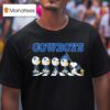 Dallas Cowboys X Peanuts Snoopy Abbey Road T Shirt