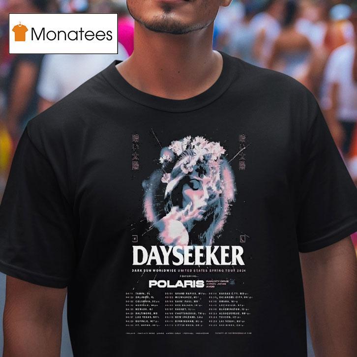 Dayseeker Dark Sun Worldwide United States Spring Tour T Shirt Dayseeker Dark Sun Worldwide United States Spring Tour T Shirt