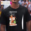 Denver Broncos Snoopy And Charlie Brown Holding Cross Christmas Begins With Chris T Shirt