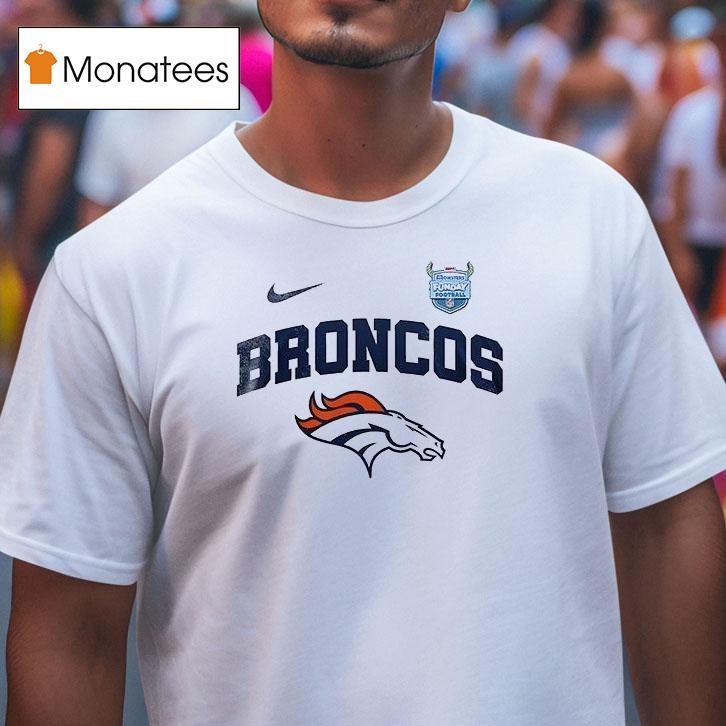 Denver Broncos X Monters Inc Funday Football Cartoon T Shirt Denver Broncos X Monters Inc Funday Football Cartoon T Shirt