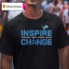 Detroit Lions Inspire Change Opportunity Equity Freedom Justice T Shirt
