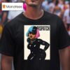 Dispatch Neon Girl In Black Sui T Shirt