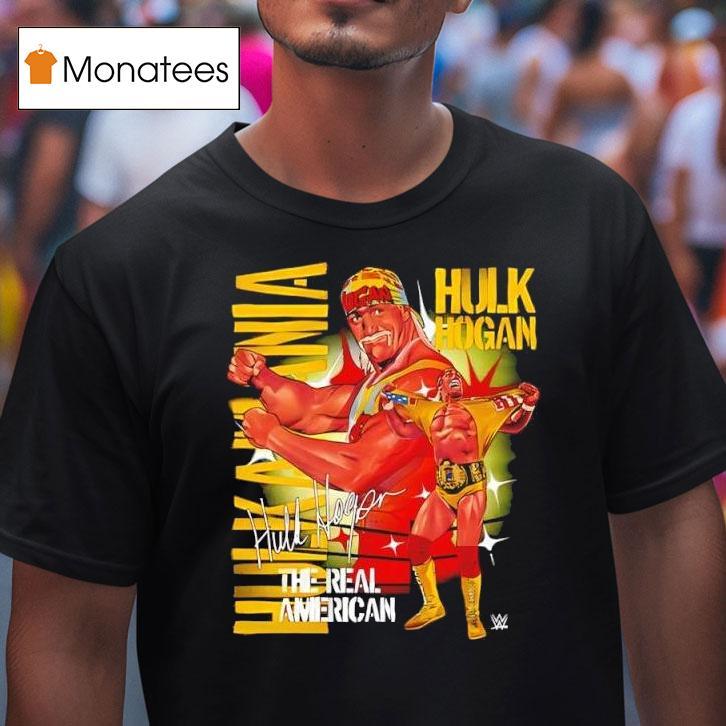 Hulk Hogan The Real American Signature T Shirt Hulk Hogan The Real American Signature T Shirt