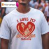 I Love My Rock N Roll Parents Hear T Shirt