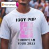 Iggy Pop Europe Tour T Shirt