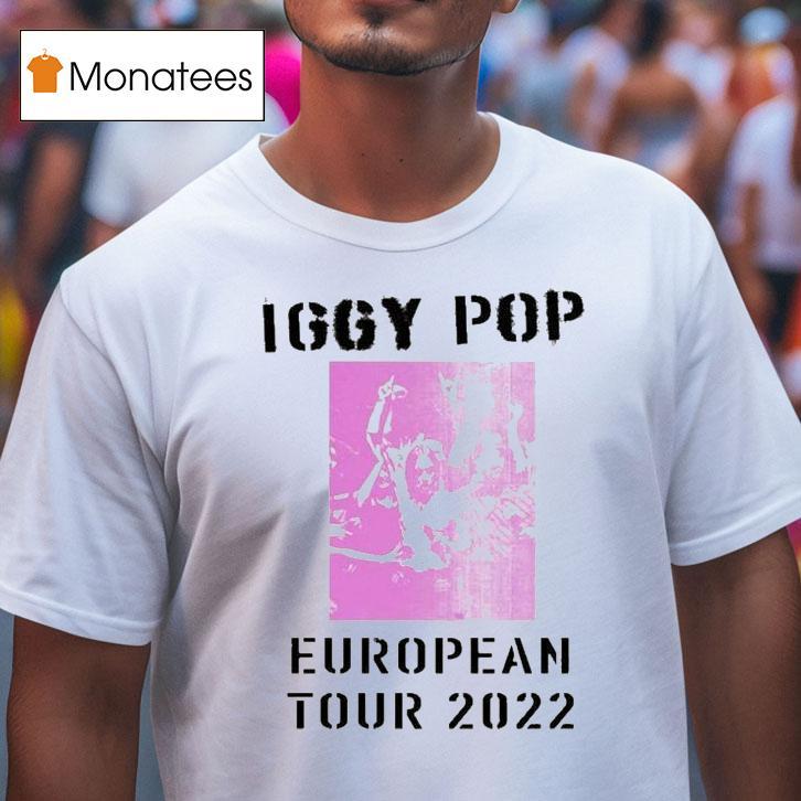 Iggy Pop Europe Tour T Shirt Iggy Pop Europe Tour T Shirt