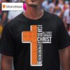 Illinois Fighting Illini I Can Do All Things Through Christ Who Strengthens Me Cross T Shirt