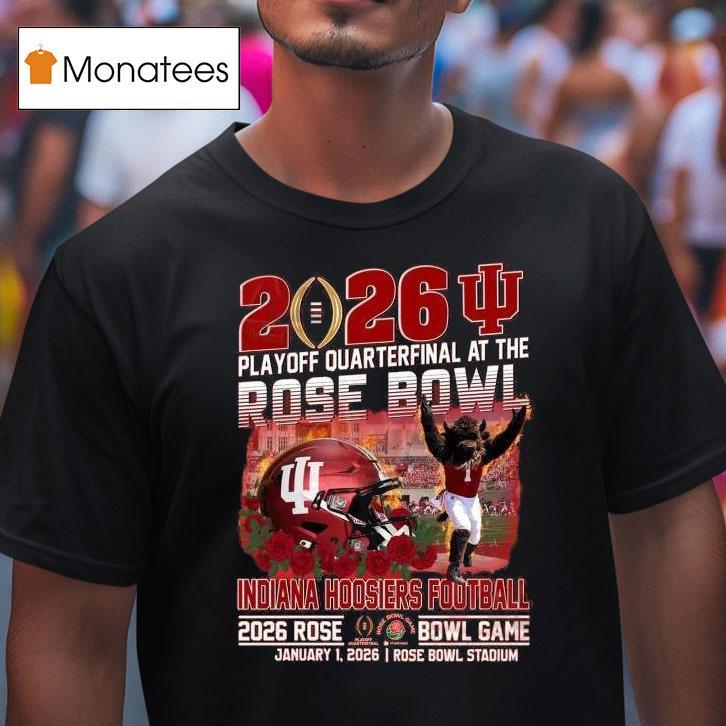 Indiana Hoosiers Playoff Quarterfinal At The Rose Bowl Game Masco T Shirt Indiana Hoosiers Playoff Quarterfinal At The Rose Bowl Game Masco T Shirt