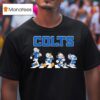 Indianapolis Colts X Goofy X Donald Duck X Mickey Mouse X Stitch Abbey Road T Shirt