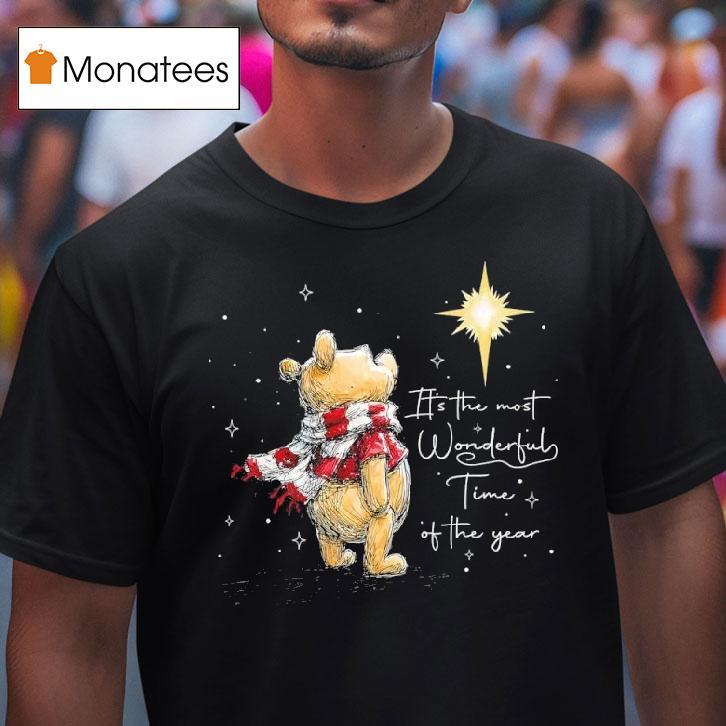 It S The Most Wonderful Time Of The Year Christmas Winnie The Pooh T Shirt It S The Most Wonderful Time Of The Year Christmas Winnie The Pooh T Shirt