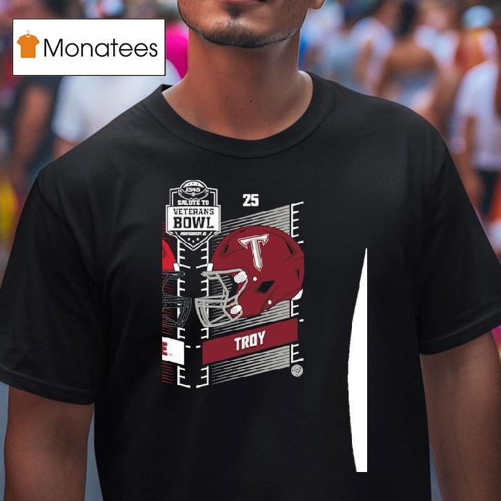 Jacksonville State Gamecocks Vs Troy Trojans Football Iss Salute To Veterans Bowl T Shirt Jacksonville State Gamecocks Vs Troy Trojans Football Iss Salute To Veterans Bowl T Shirt