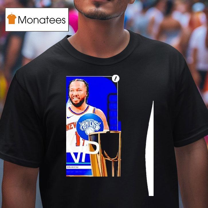 Jalen Brunson New York Knicks Basketball Nba Cup Mvp T Shirt Jalen Brunson New York Knicks Basketball Nba Cup Mvp T Shirt