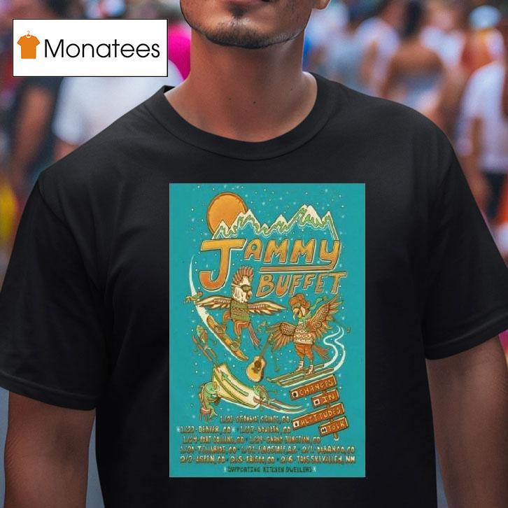 Jammy Buffet Changes In Alttudes Tour T Shirt Jammy Buffet Changes In Alttudes Tour T Shirt