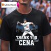 John Cena Wwe Legend Final Match Dec Retirement Tour Thank You Cena X Los Angeles Dodgers T Shirt