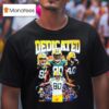 Jordan Love Black Green Bay Packers Notorious Player Graphic T Shirt