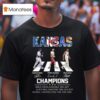 Kansas City Team Sport Champion Salvador Perez Patrick Mahomes Ochai Agbaji Signatures T Shirt