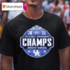 Kentucky Wildcats Sec Volleyball Tournament Champs T Shirt