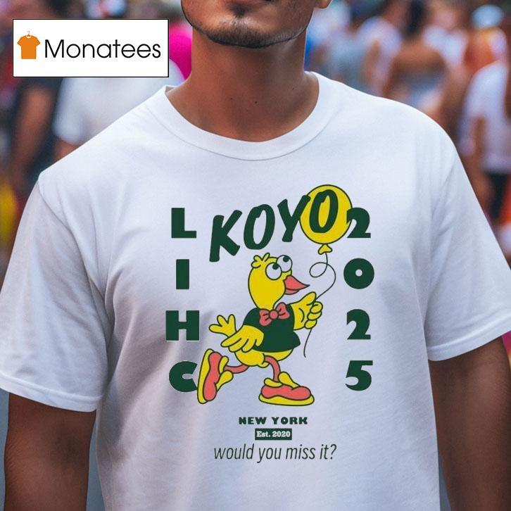 Koyo New York Would You Miss It Duck T Shirt Koyo New York Would You Miss It Duck T Shirt