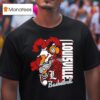 Louisville Cardinals Red Modern Mascot Basketball T Shirt