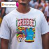 Mario And Cookie Monster Greece Tourist Greece Keep Calm And Carry On The Land Of Lakes Aloha T Shirt