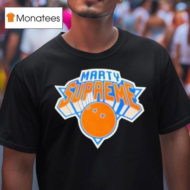 Marty Supreme New York Knicks T Shirt Marty Supreme New York Knicks T Shirt