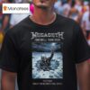 Megadeth Farewell Tour On February At Rogers Forum Abbotsford Canada Vic Rattlehead T Shirt
