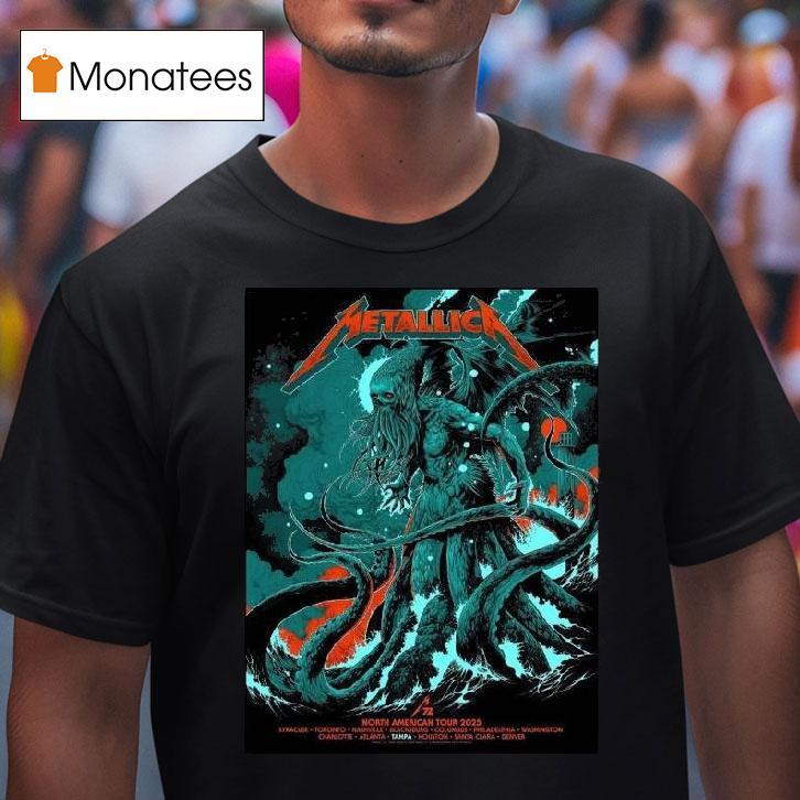 Metallica Tampa Fl Raymond James Stadium M North American Tourjune Th Th T Shirt Metallica Tampa Fl Raymond James Stadium M North American Tourjune Th Th T Shirt