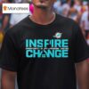 Miami Dolphins Inspire Change Logo T Shirt