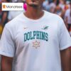 Miami Dolphins Nypd Th Anniversary Logo T Shirt