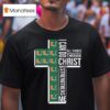 Miami Hurricanes I Can Do All Things Through Christ Who Strengthens Me Cross T Shirt