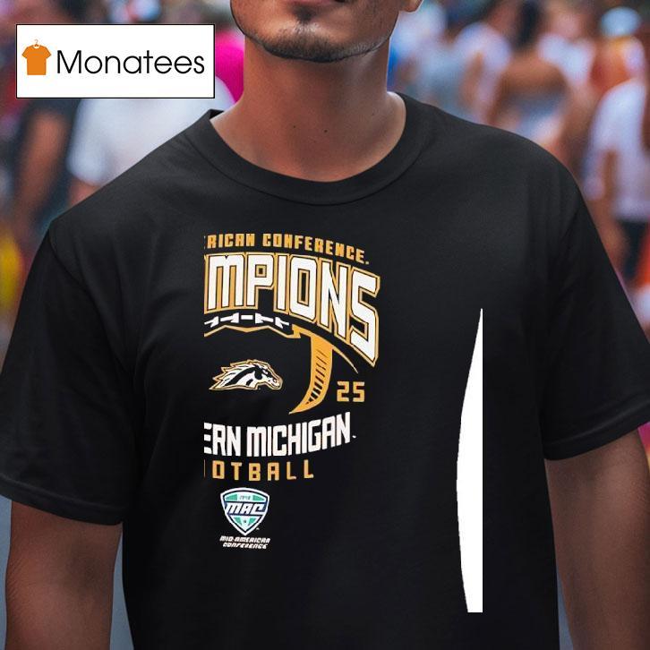 Mid American Conference Champions Western Michigan Broncos T Shirt Mid American Conference Champions Western Michigan Broncos T Shirt