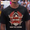 Motor Cycles Harle Davidson Years Ride The Legend Logo T Shirt