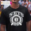 Naional Basketball Association Brooklyn Nets Crest Logo T Shirt