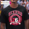 Naional Basketball Association Philadelphia Ers Crest Logo T Shirt