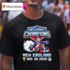New England Patriots Afc East Champions December Mario Kart Racing T Shirt