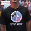 New York Giants New York Yankees York Nets New York Rangers Mashup Logo T Shirt