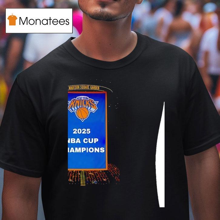 New York Knicks Madison Square Garden Champions Nba Cup T Shirt New York Knicks Madison Square Garden Champions Nba Cup T Shirt