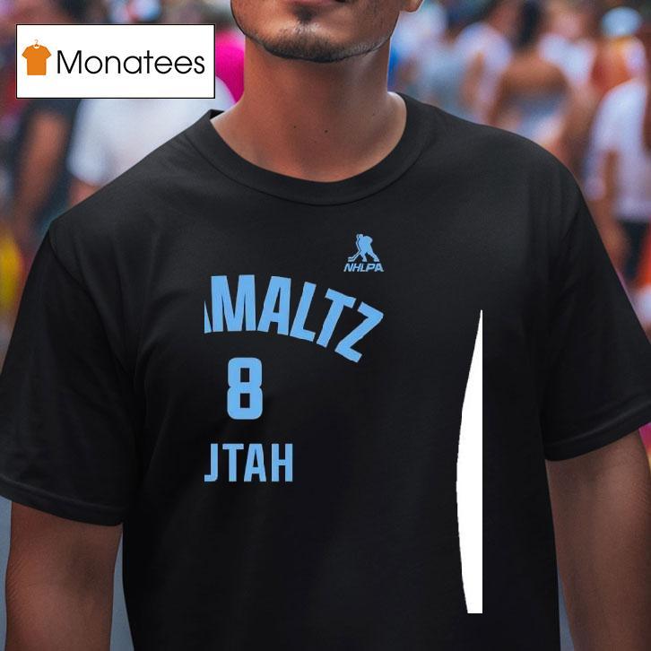 Nick Schmaltz Utah Mammoth Ice Hockey Nhlpa T Shirt Nick Schmaltz Utah Mammoth Ice Hockey Nhlpa T Shirt