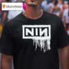 Nine Inch Nails With Th Thread Logo T Shirt