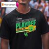 Oregon Ducks College Football Playoff Stripe T Shirt