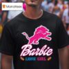 Original Barbie Detroit Lions Girl T Shirt