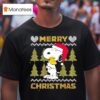 Peanuts Snoopy And Woodstock Merry Christmas T Shirt