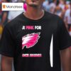 Philadelphia Eagles I Wear Pink For Breast Cancer Awareness T Shirt