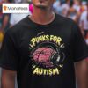 Punks For Autism Brain Music T Shirt