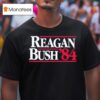 Reagan Bush Campaign Sticker T Shirt