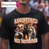 Registered Sex Defender Knight Meme Graphic T Shirt