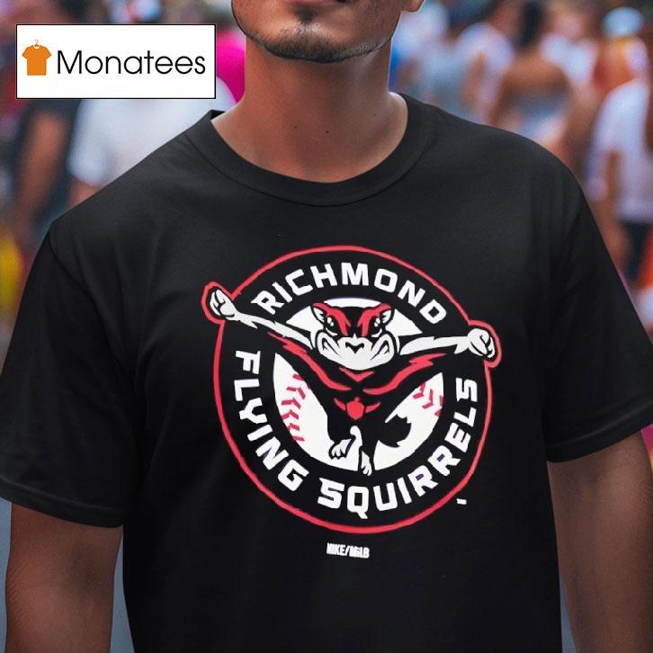 Richmond Flying Squirrels Logo T Shirt Richmond Flying Squirrels Logo T Shirt